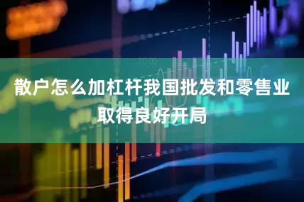 散户怎么加杠杆我国批发和零售业取得良好开局