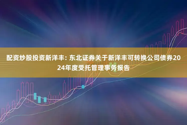 配资炒股投资新洋丰: 东北证券关于新洋丰可转换公司债券2024年度受托管理事务报告